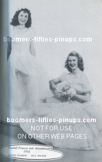 esther and lela 1952 fashions for prom