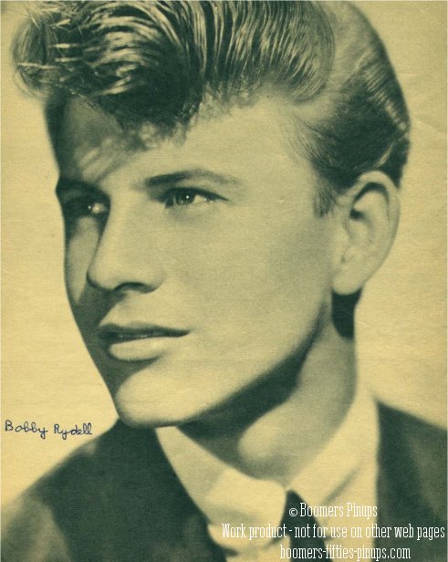 &copy; boomers pinups work product - bobby rydell fifties teen idol