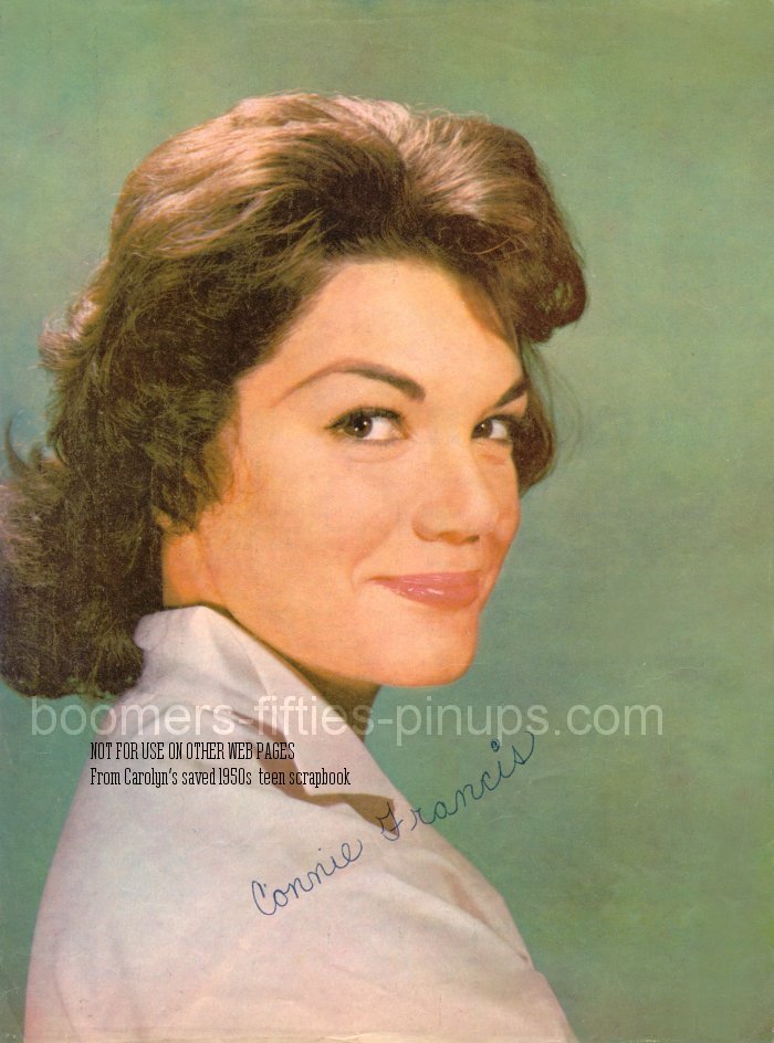  &copy; boomers pinups work product - connie francis picture