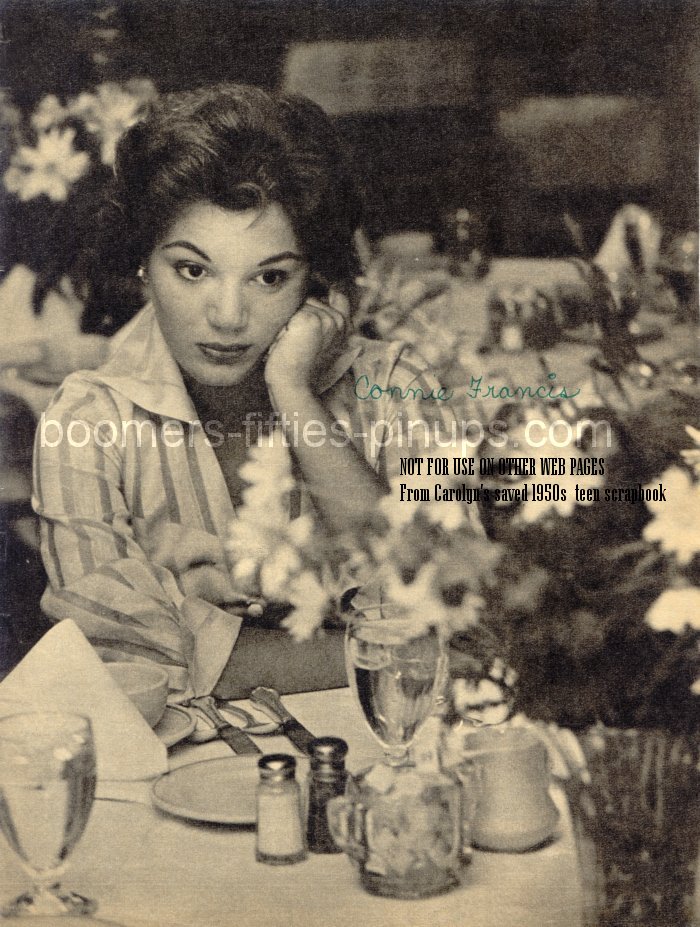  &copy; boomers pinups work product - connie francis photo