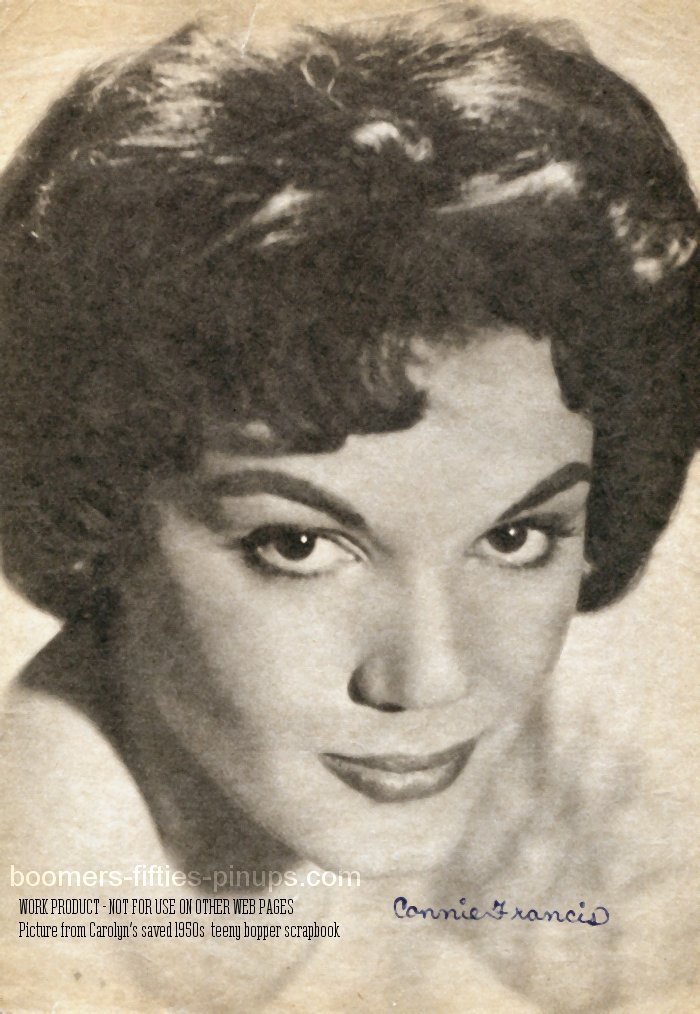  &copy; boomers pinups work product - connie francis pic