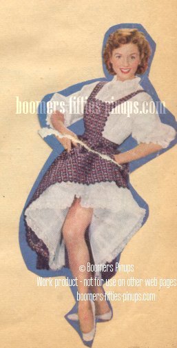  &copy; boomers pinups work product - debbie reynolds in costume