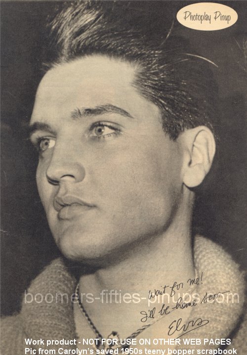  &copy; boomers pinups work product - elvis presley signed picture