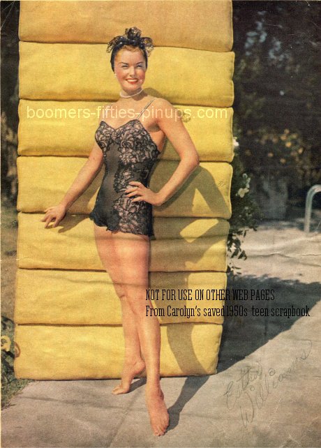  &copy; boomers pinups restored work product - esther williams in swimsuit