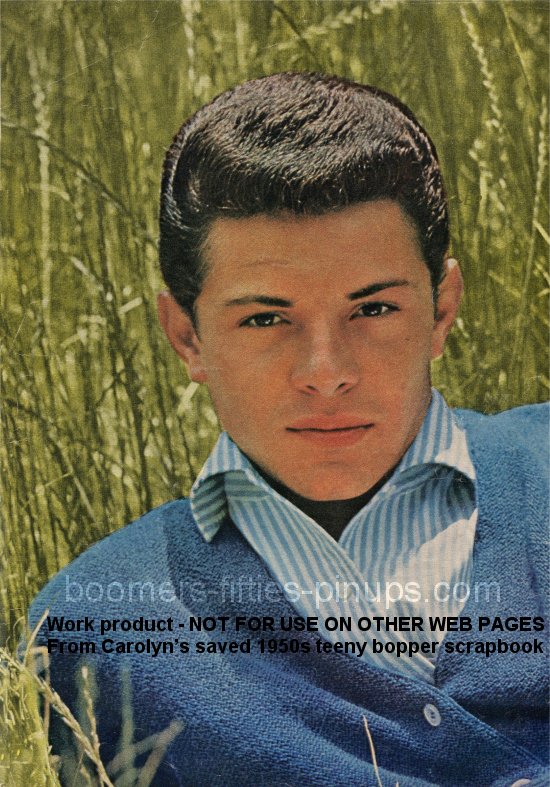  &copy; boomers pinups work product - frankie avalon picture