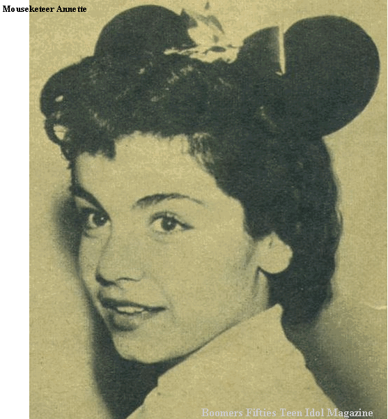  &copy;  boomers pinups work product - annette mouseketeer funicello