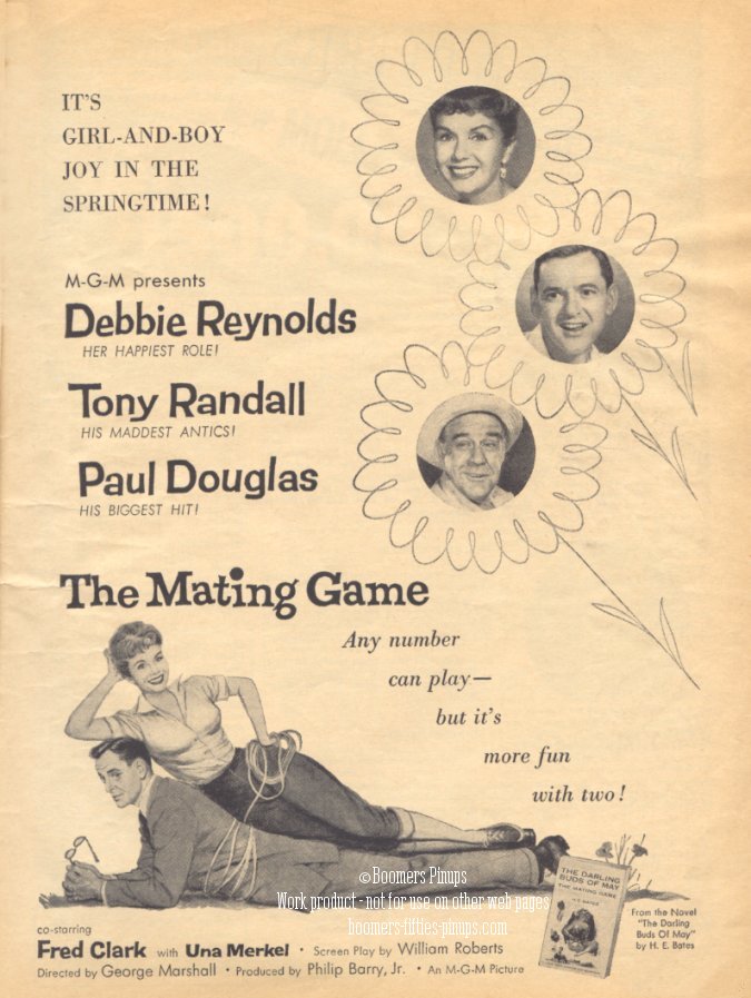  &copy; boomers pinups work product - the mating game ad