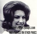 high school, the flip back-combed hair