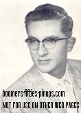 high school, hair with side part and wave in front