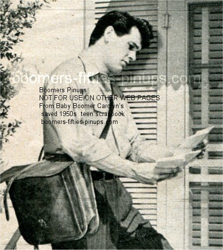  &copy; boomers pinups work product - rock hudson mailman picture