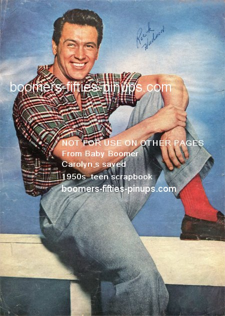  &copy; boomers pinups work product - rock hudson movie photo
