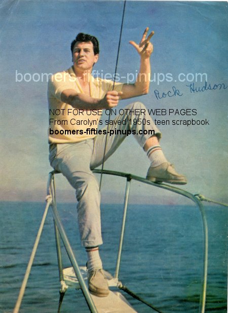  &copy; boomers pinups work product - rock hudson mailman picture