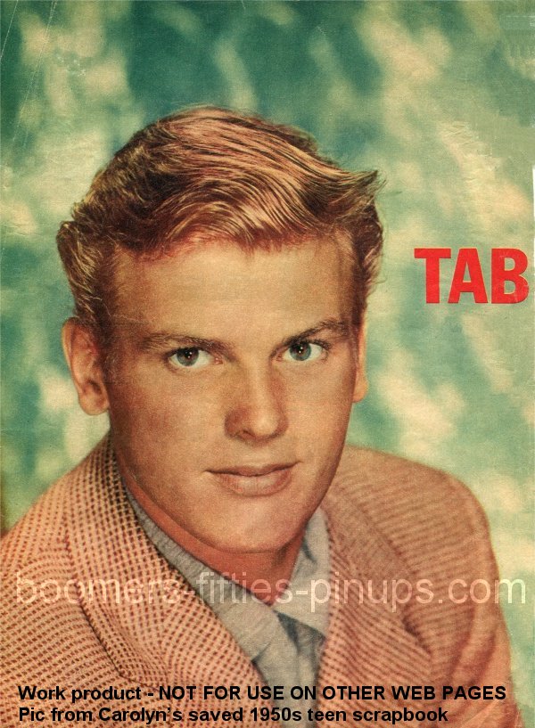  &copy;  boomers pinups work product - tab hunter pinup