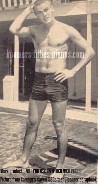 swimsuit picture, actor tab hunter