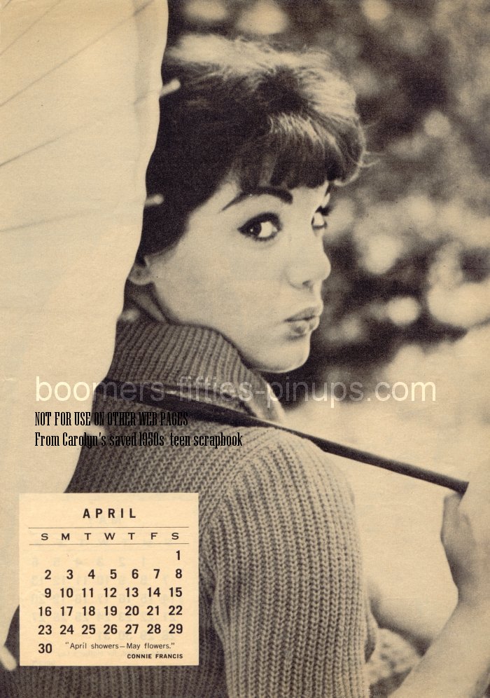  &copy; boomers pinups work product - connie francis picture