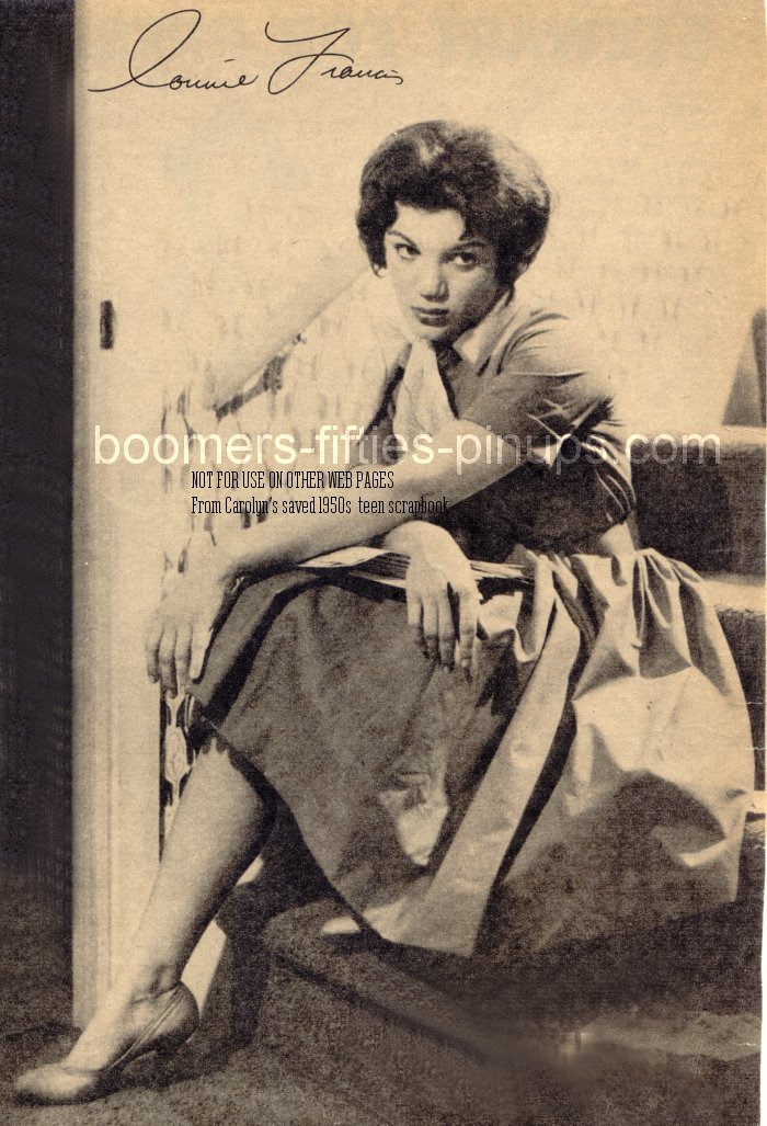  &copy; boomers pinups - connie francis pic