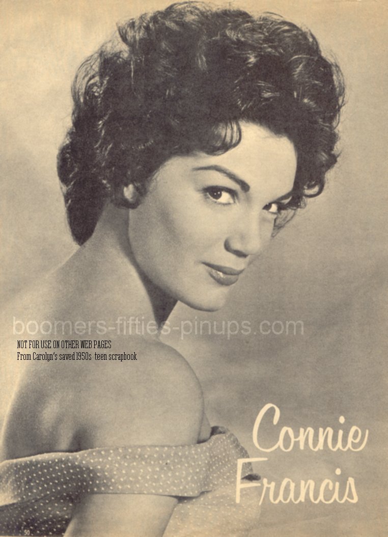  &copy; boomers pinups work product - connie francis picture