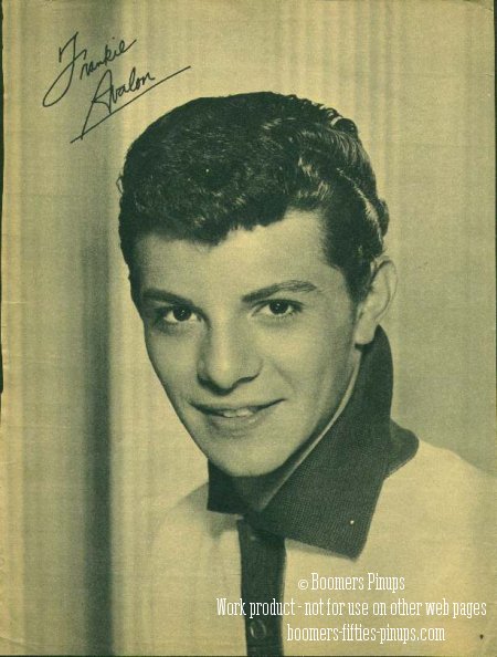 &copy; boomers pinups work product - frankie avalon picture