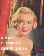  &copy; boomers pinups work product - marilyn monroe curtain call photo