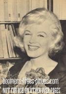  &copy; boomers pinups work product - marilyn monroe holding flowers