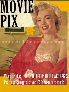  &copy; boomers pinups work product - marilyn monroe picture on scrapbook cover