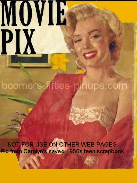  &copy; boomers pinups work product - marilyn monroe scrapbook cover picture
