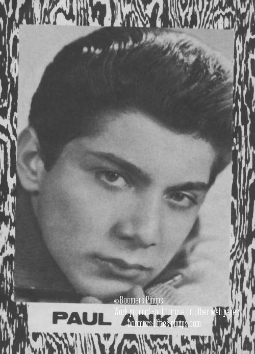  &copy; boomers pinups work product - paul anka teen magazine picture