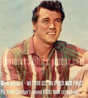 rock hudson in patterned shirt