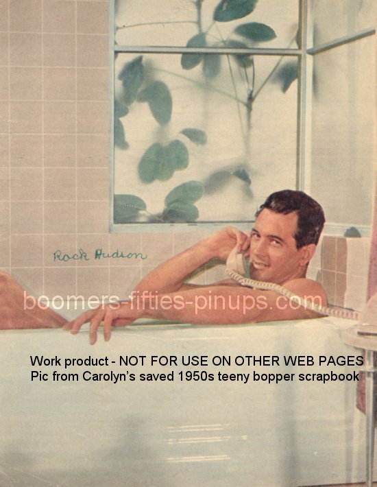  &copy; boomers pinups work product - rock hudson