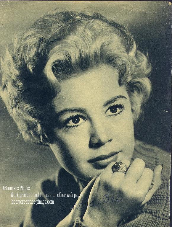  &copy; boomers pinups work product - sandra dee picture closeup