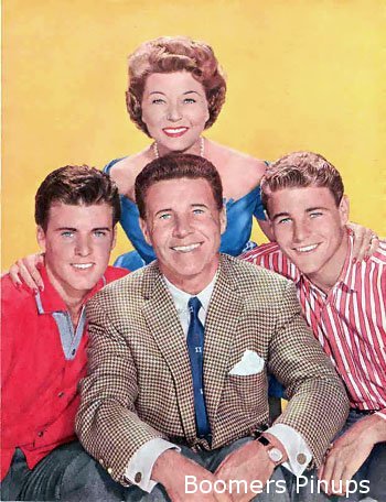 The Nelson family, Ricky, Harriet, Ozzie, David 